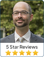 Attorney Clay Garside with a 5-star rating displayed below.
